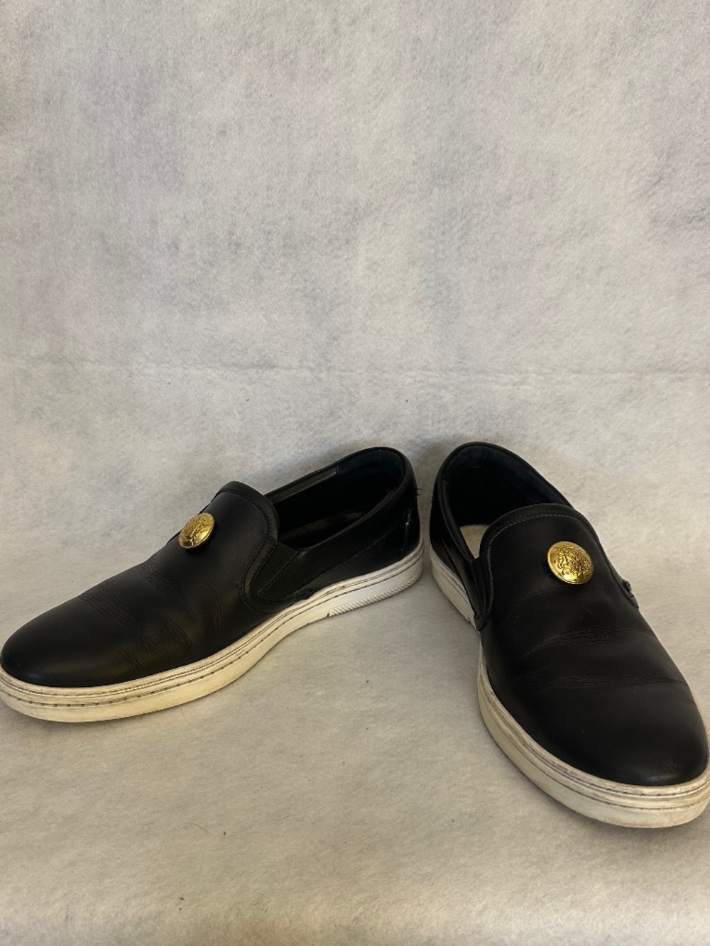 Jimmy Choo Rubber Sole Leather Slip Ons EU size 42  ~ US men's 9 / women's 11.5